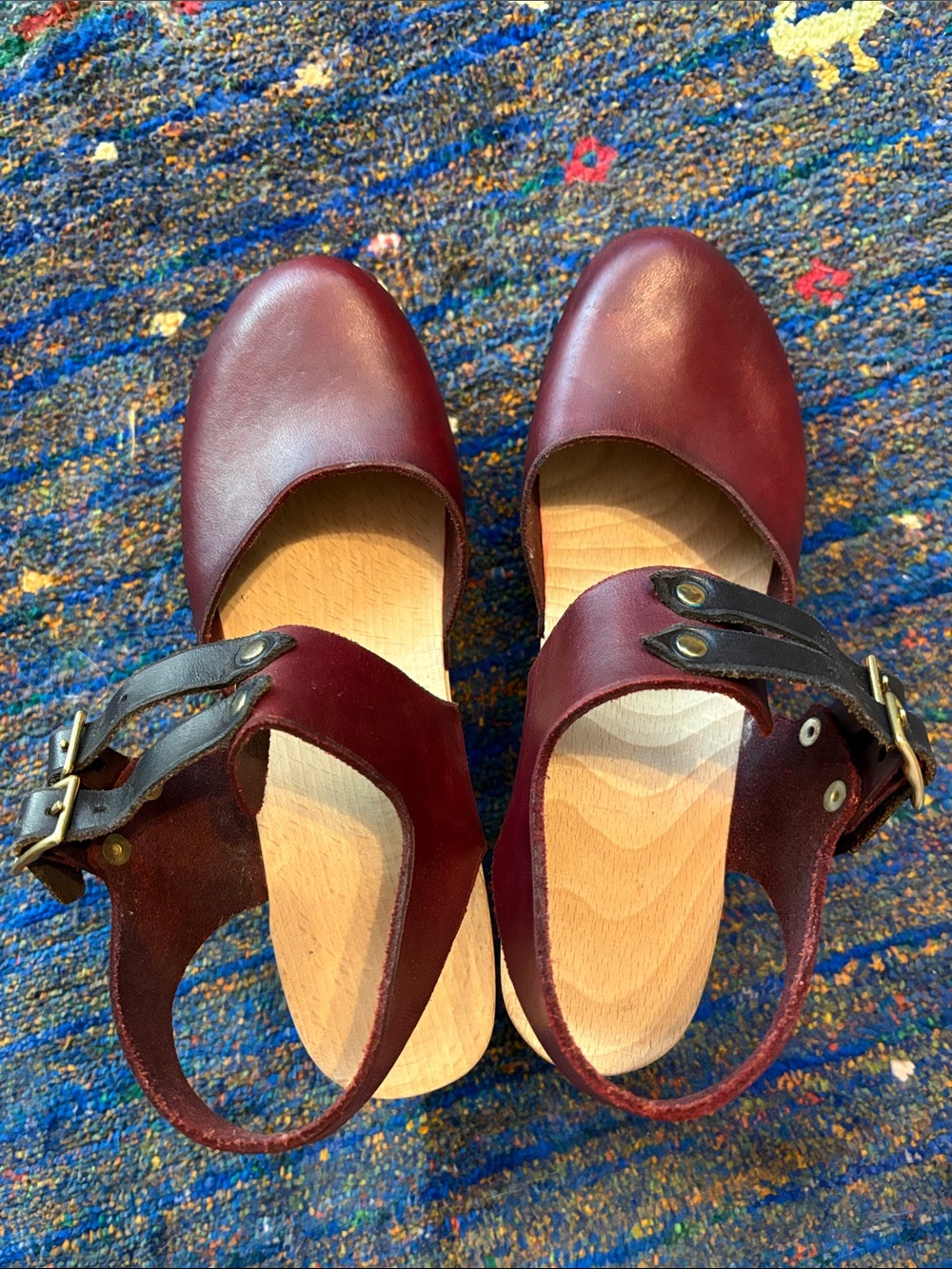 Bean An Ti Artisan High Heel Clogs 39 - Picture 4 of 9